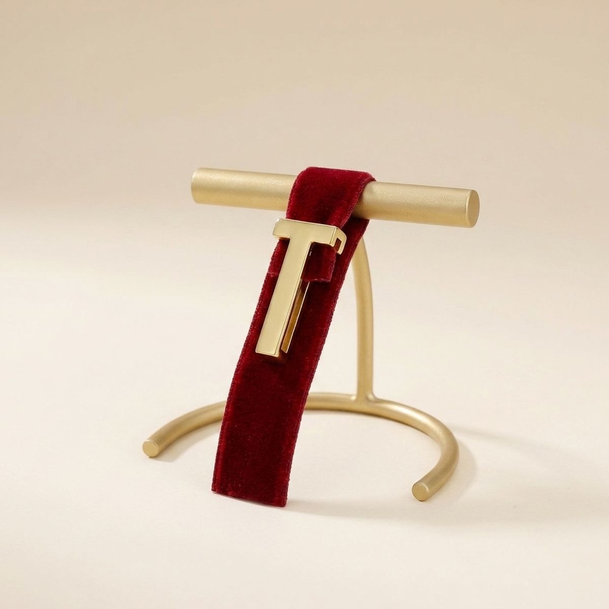 Letter T Gold Slide Letter Charm Sold Individually