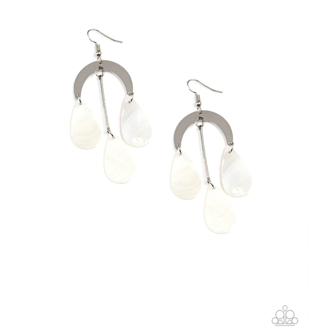 ATLANTIS AMBIENCE - WHITE EARRINGS