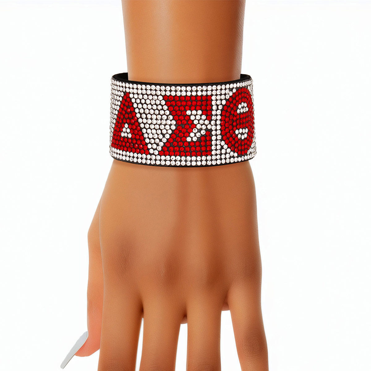 DST Sorority Clear Rhinestone Magnetic Bracelet