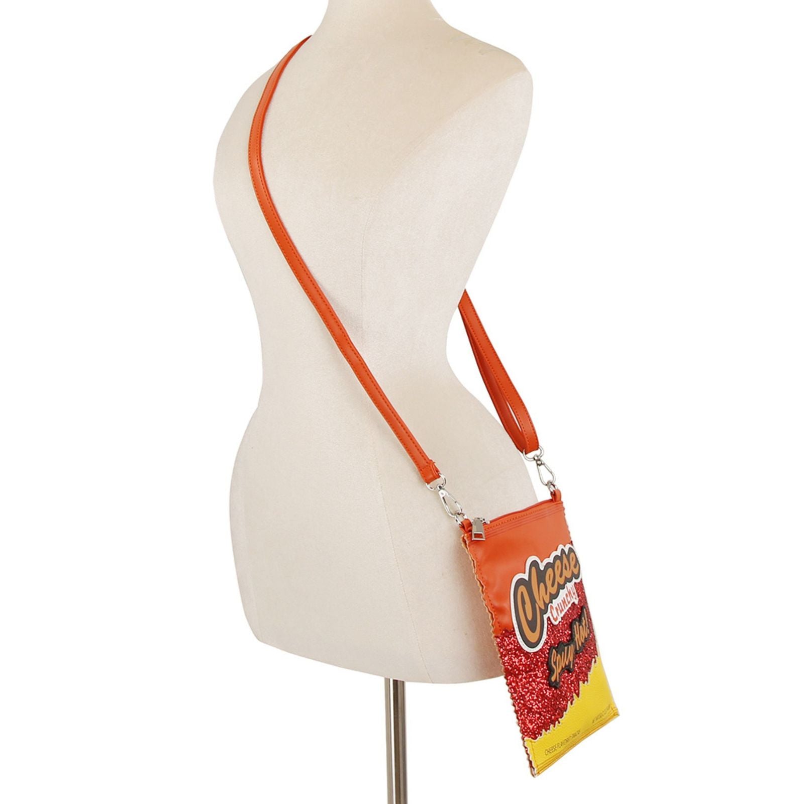 Crossbody Orange Flamin Hot Cheetos Clutch Bag