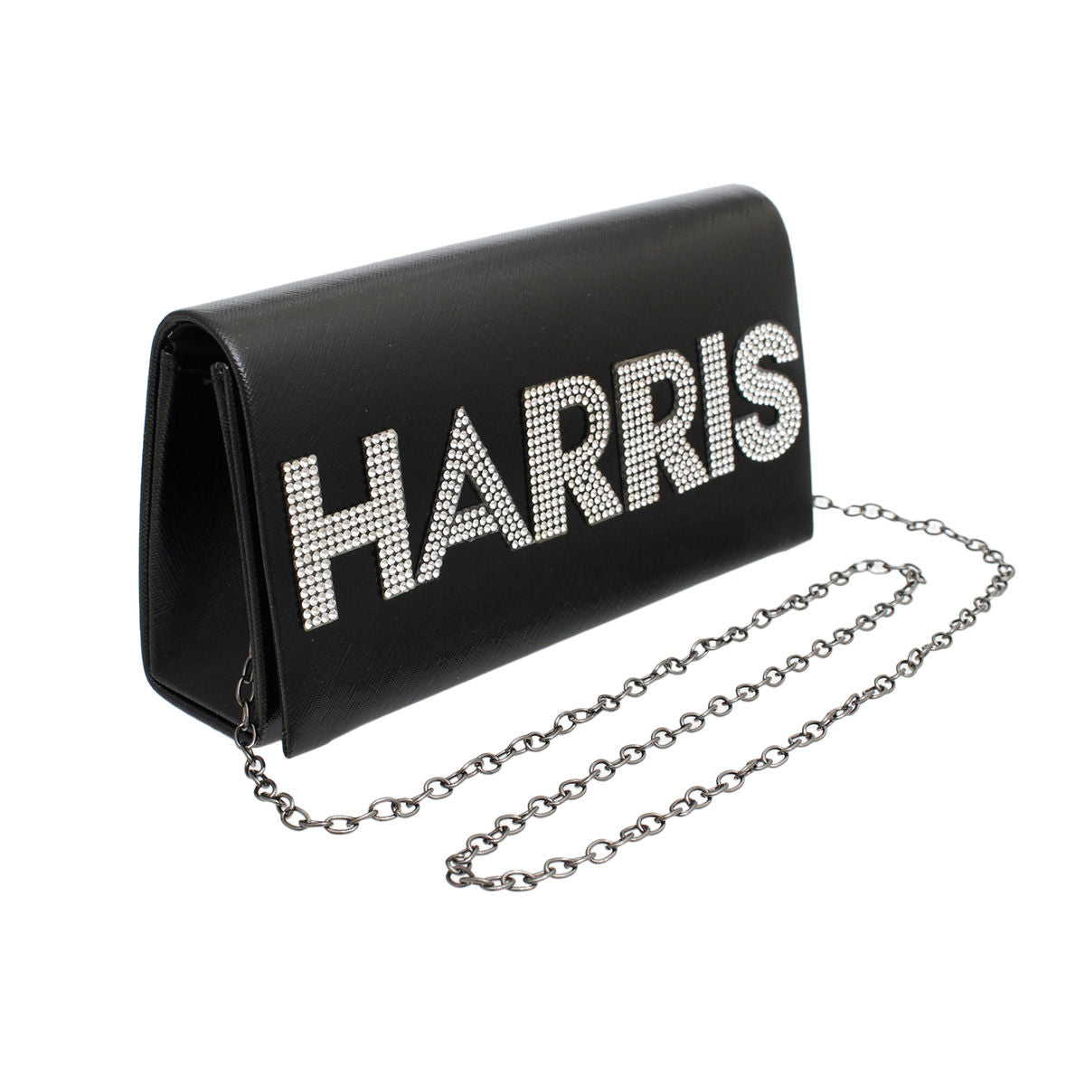 Clutch Harris Campaign Black Bag for Women