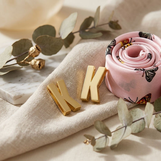 Letter K Gold Slide Letter Charm Sold Individually