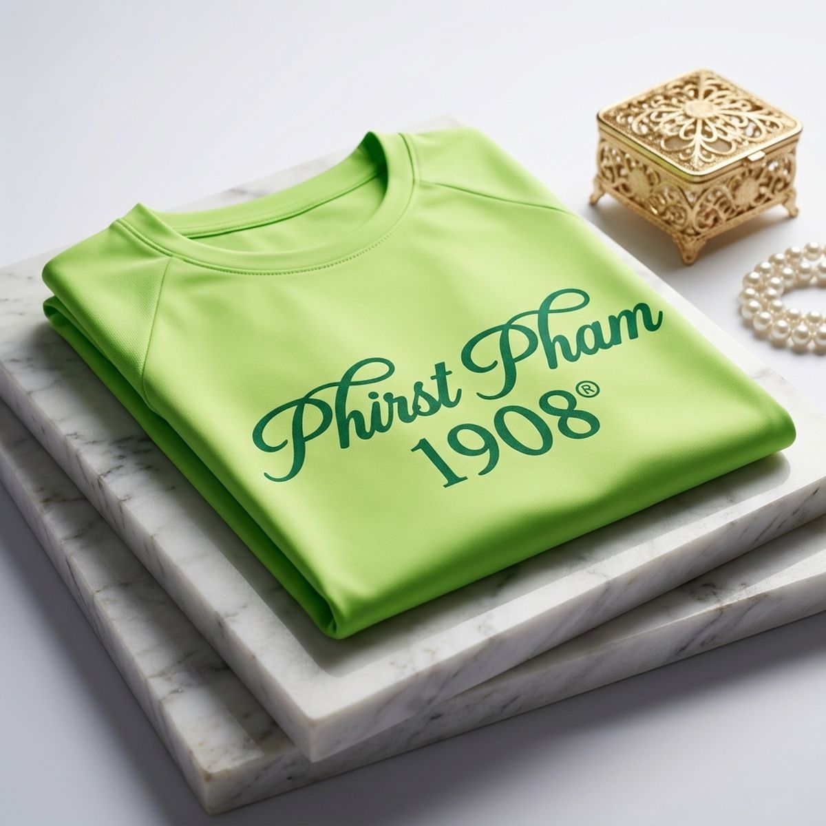 AKA Large Phirst Pham 1908 Green Performance Tee