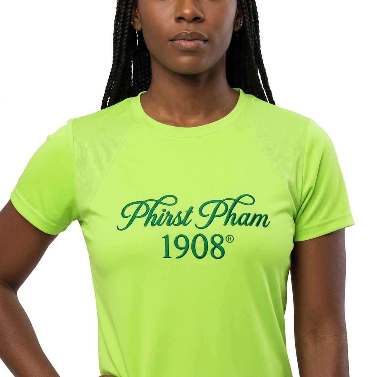 AKA Medium Phirst Pham 1908 Green Performance Tee