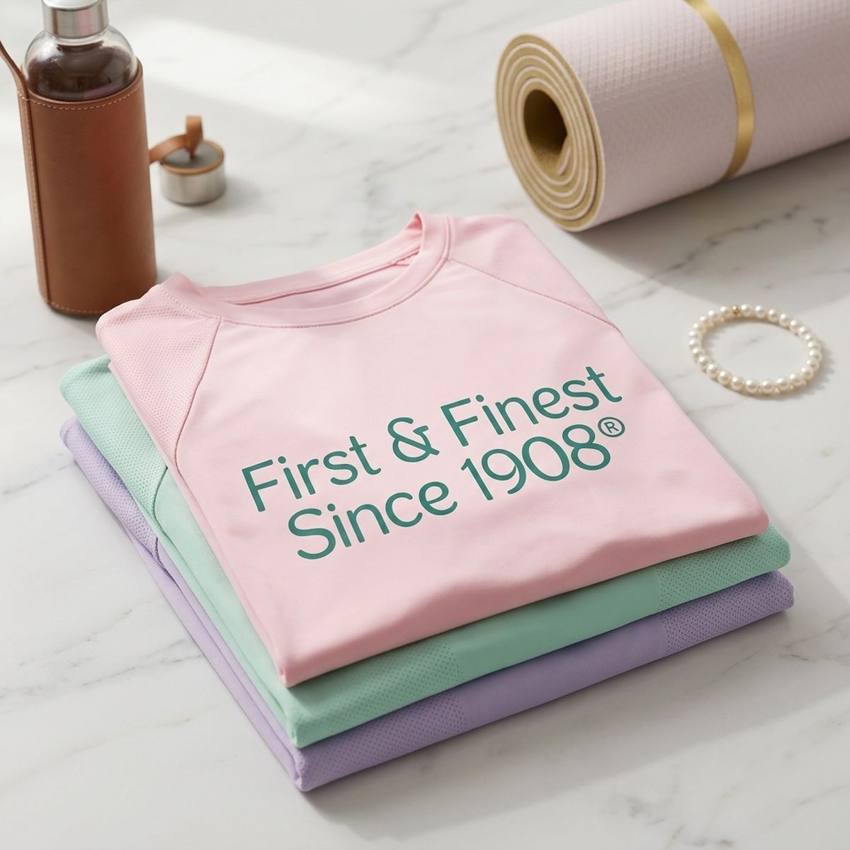 AKA XL First & Finest Pink Performance Tee