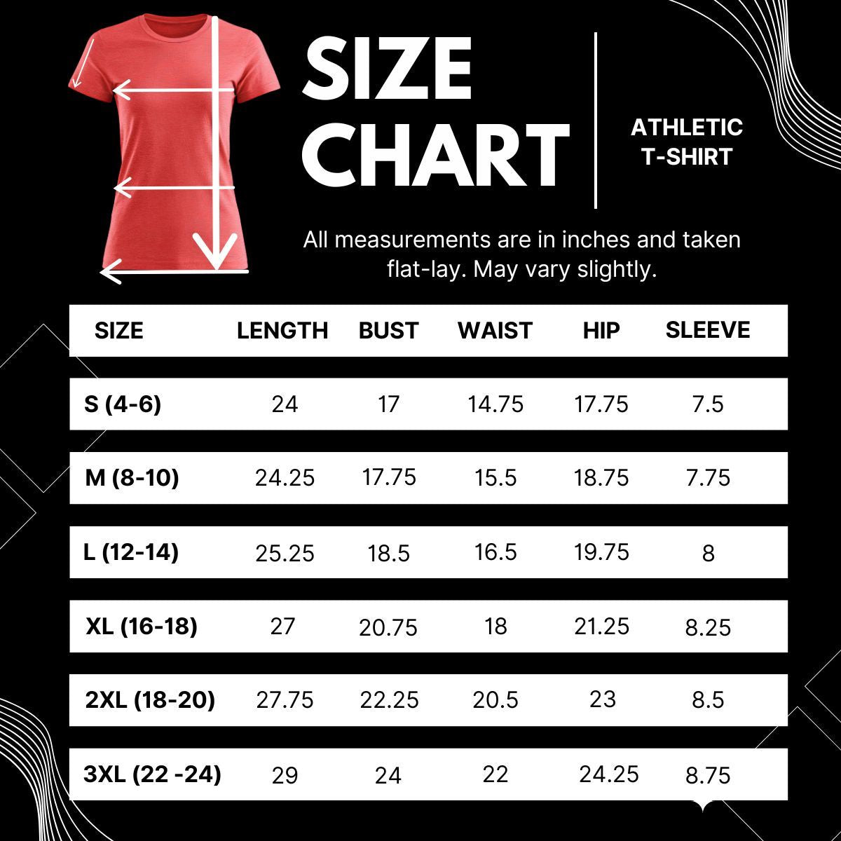 DST Certified XLarge Delta Girl Red Athletic Tee