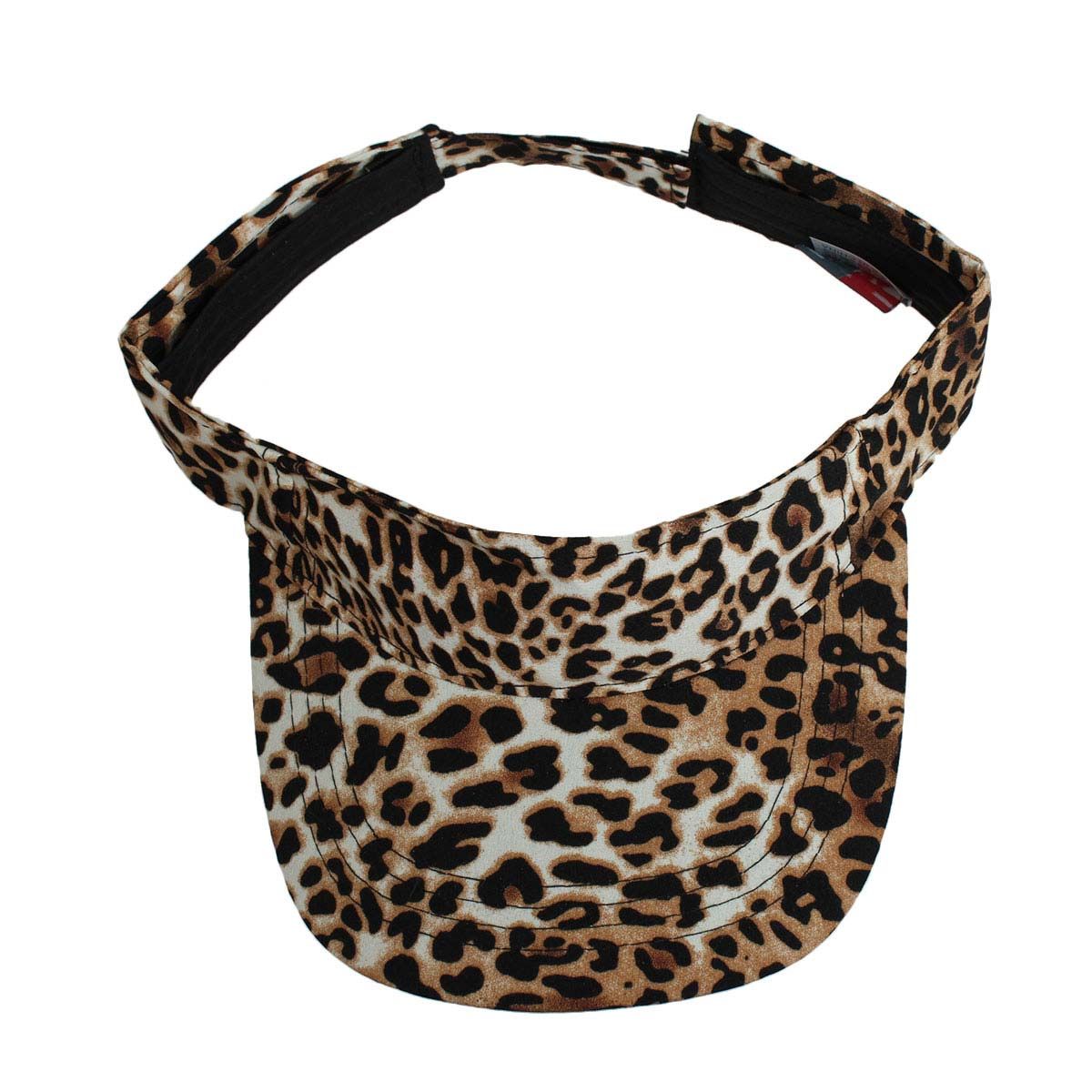 Leopard Visor Hat