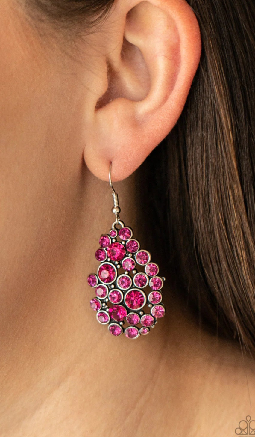 "Smolder Effect" Pink Earrings