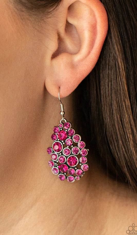 "Smolder Effect" Pink Earrings