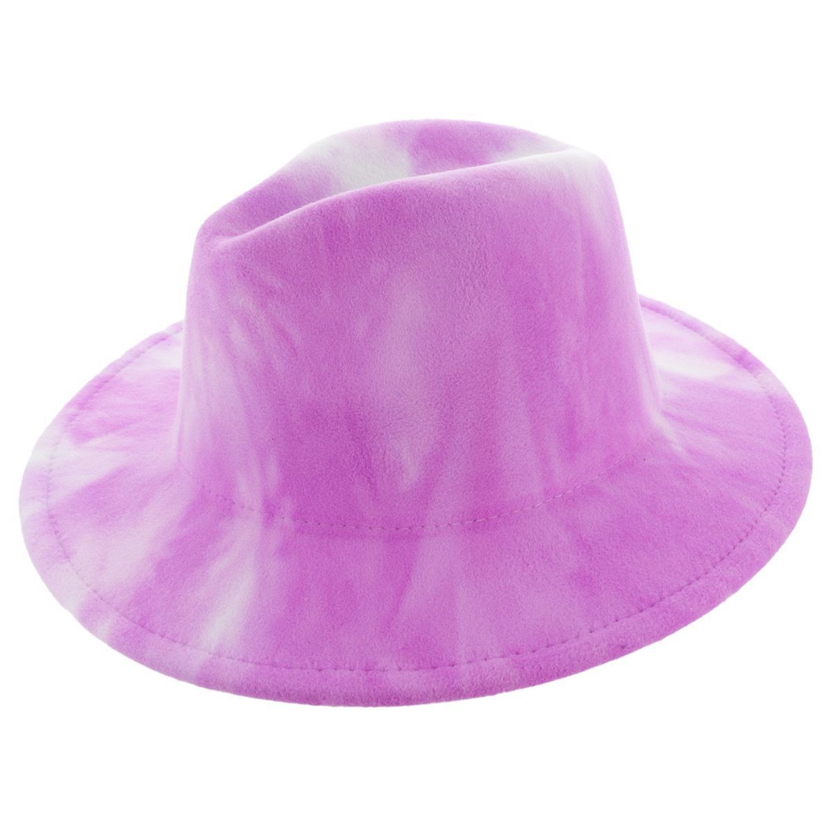 Lavender Tie Dye Fedora