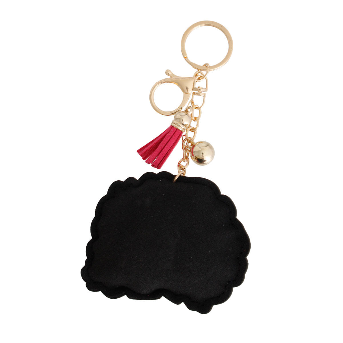 Melanin Poppin Afro Keychain